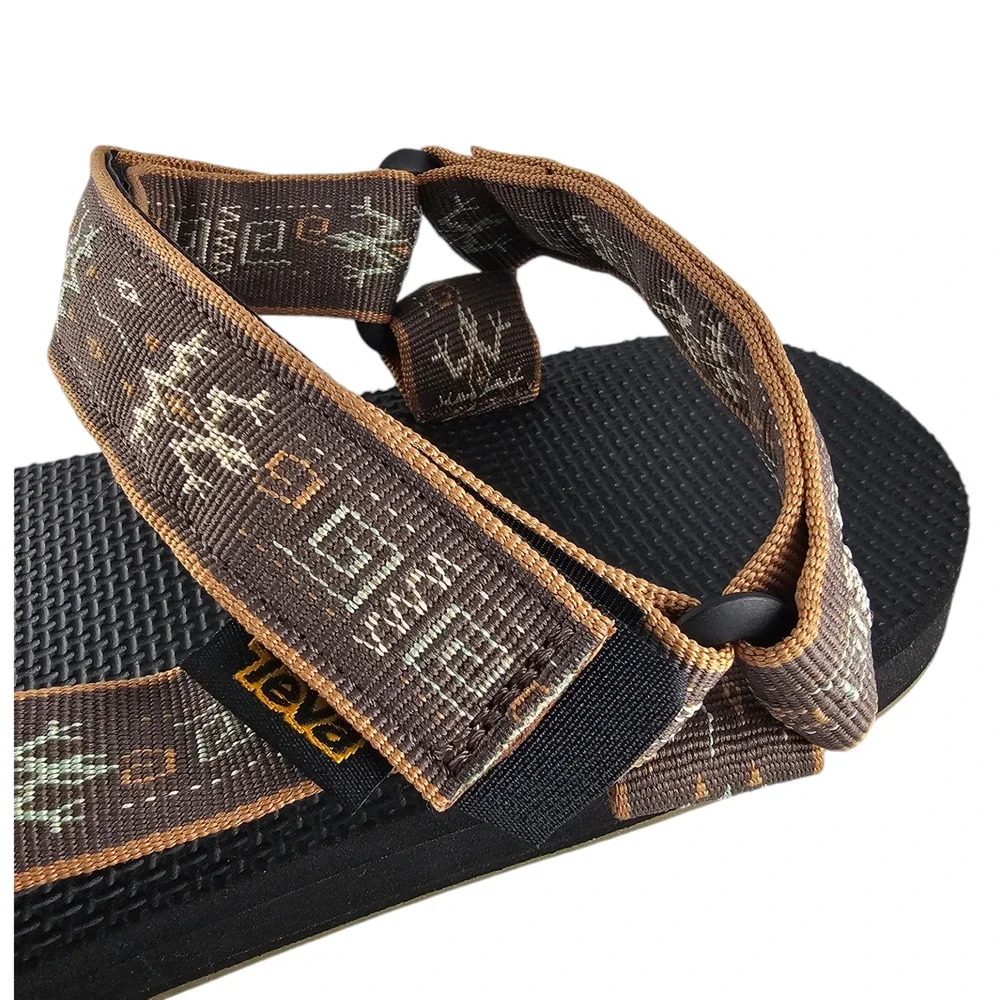 NWT Teva Sandals Mens Size 13 Original Universal Gecko Bracken Brown Adjustable